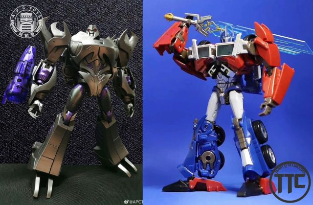APC toys TFP Optimus prime and Megatron set of 2