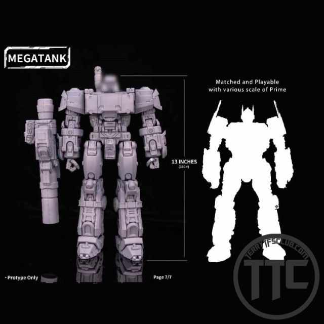 【IN STOCK】Megatank MT-01 Monocrat Tank Megatron