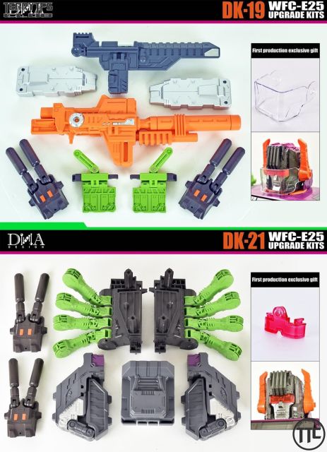 DNA Design DK19 + DK21 add on kit for WFC-E25 Earthrise Scorponok