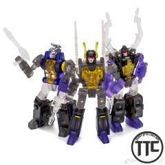 NewAge H-10T Abadon Kickback H-11T Berial Shrapnel H-12T Asmodeus Bombshell Insecticons Set of 3 Clear Version