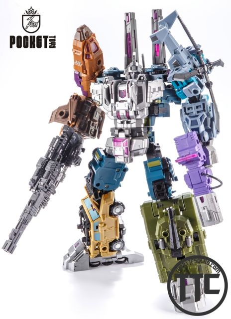 Pocket Toys PT-05 KO Iron Factory Bruticus set of 5