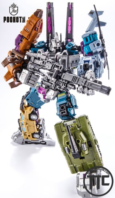 Pocket Toys PT-05 KO Iron Factory Bruticus set of 5