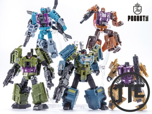 Pocket Toys PT-05 KO Iron Factory Bruticus set of 5