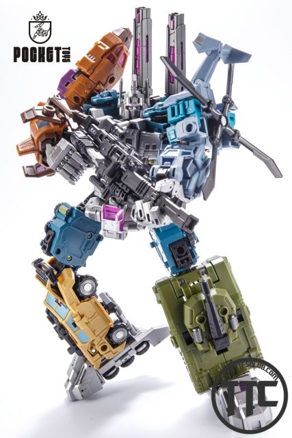 Pocket Toys PT-05 KO Iron Factory Bruticus set of 5