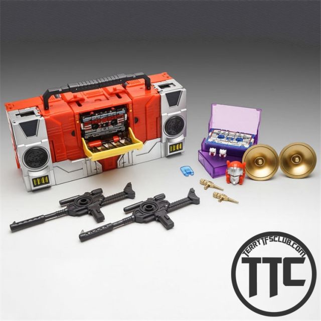 KFC Toys E.A.V.I Metal Phase Transistor 4A P4A 86 Movie Orange version Blaster