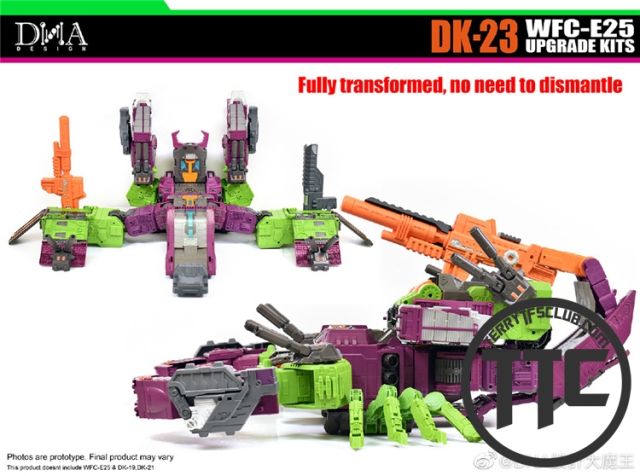 DNA Design DK-23 add on kit for WFC-E25 Scorponok