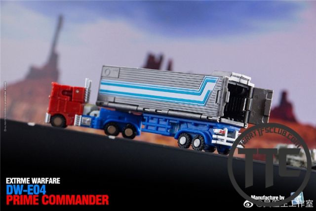 DR.WU DW-E04 Prime Commander Optimus Prime with trailer