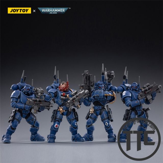 JOYTOY 1/18 Warhammer 40K Ultramarines Infiltrators Set of 4