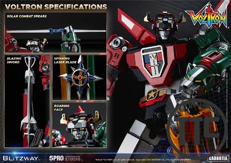 Blitzway X 5PRO Studio Voltron Beast King Golion