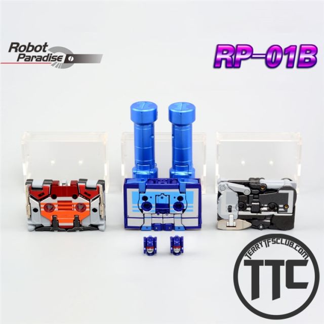 Robot Paradise RP-01B Cassettes for Acoustic Wave Soundwave Laserbeak Rumble Ravage aka FT02B