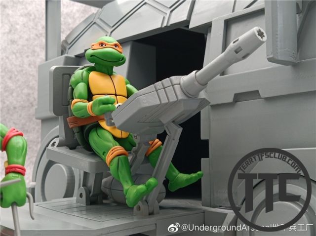 【IN STOCK】Underground Arsenal 1/12 Turtle Shell 01 Turtle Van Comic Version