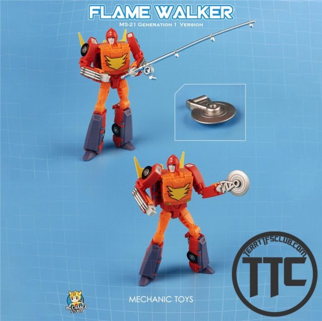 【IN STOCK】MechFansToys Mechanic Toys MS-21 Flame Walker Hotrod