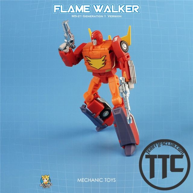 【IN STOCK】MechFansToys Mechanic Toys MS-21 Flame Walker Hotrod