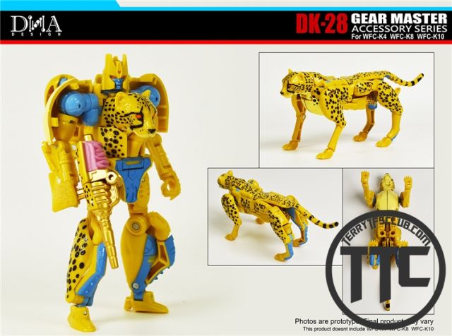 [PRE-ORDER] DNA Design DK-28 add-on-kit for WFC-K4/8/10 Cheetor, Optimus Primal &amp; Megatron