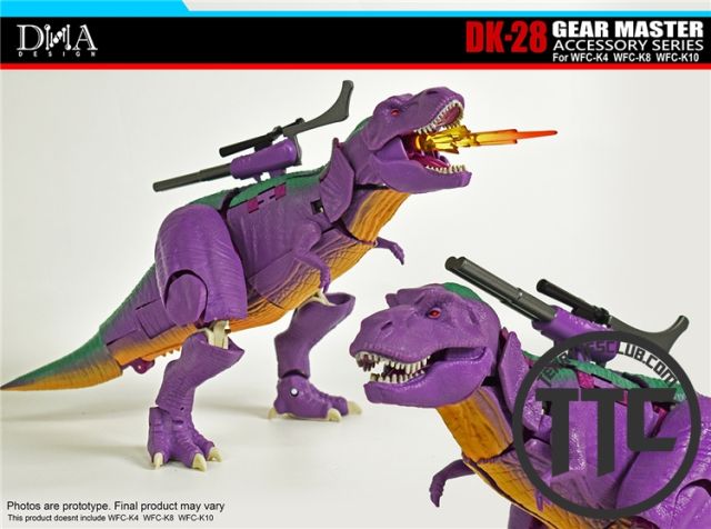 [PRE-ORDER] DNA Design DK-28 add-on-kit for WFC-K4/8/10 Cheetor, Optimus Primal &amp; Megatron