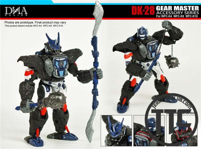 [PRE-ORDER] DNA Design DK-28 add-on-kit for WFC-K4/8/10 Cheetor, Optimus Primal &amp; Megatron