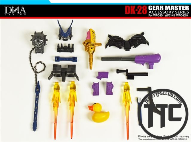 [PRE-ORDER] DNA Design DK-28 add-on-kit for WFC-K4/8/10 Cheetor, Optimus Primal &amp; Megatron