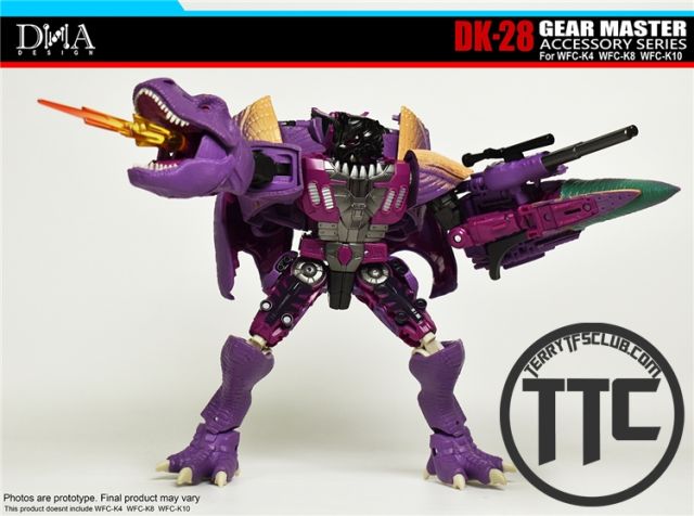 [PRE-ORDER] DNA Design DK-28 add-on-kit for WFC-K4/8/10 Cheetor, Optimus Primal &amp; Megatron