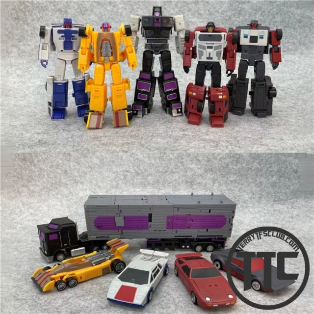 BW oversized Magic Square Toys Menasor / Stunticons full set of 5