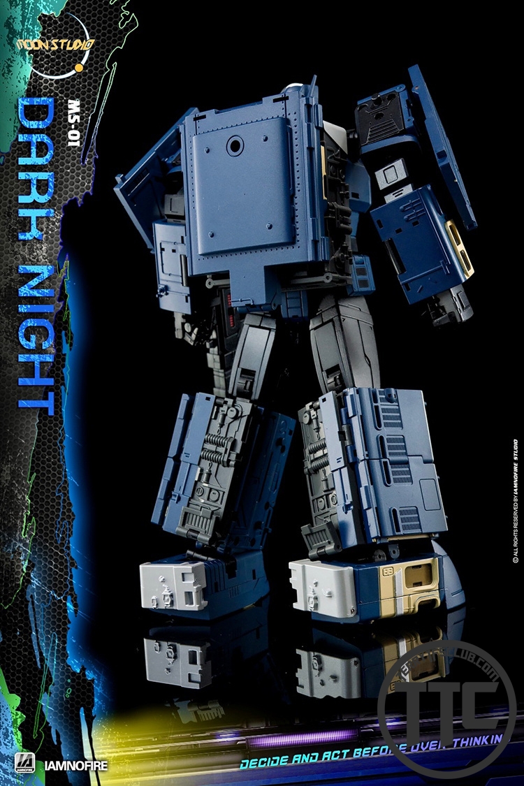 Moon Studio MS-01 DARK NIGHT Getsuei Radiatron Raiden Trainbots
