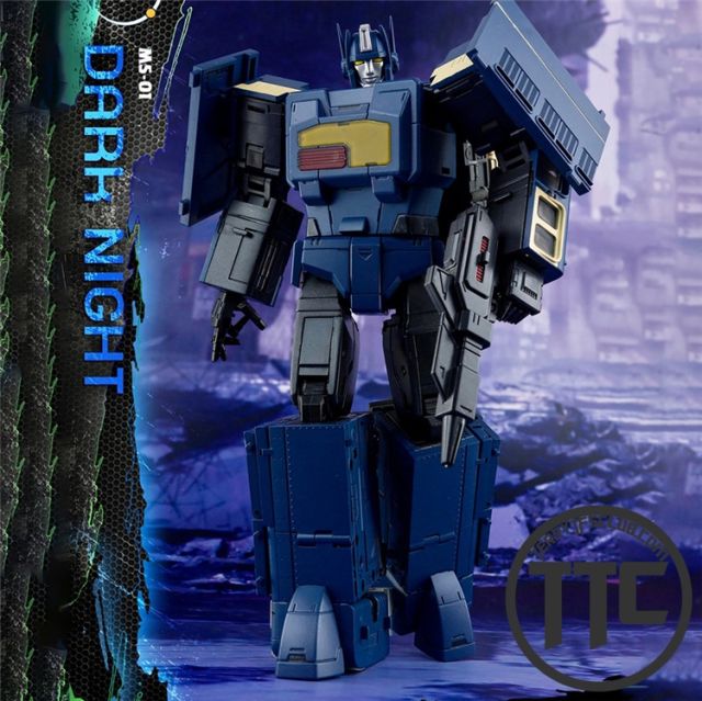 【IN STOCK】Moon Studio MS-01 DARK NIGHT Getsuei Radiatron Raiden Trainbots