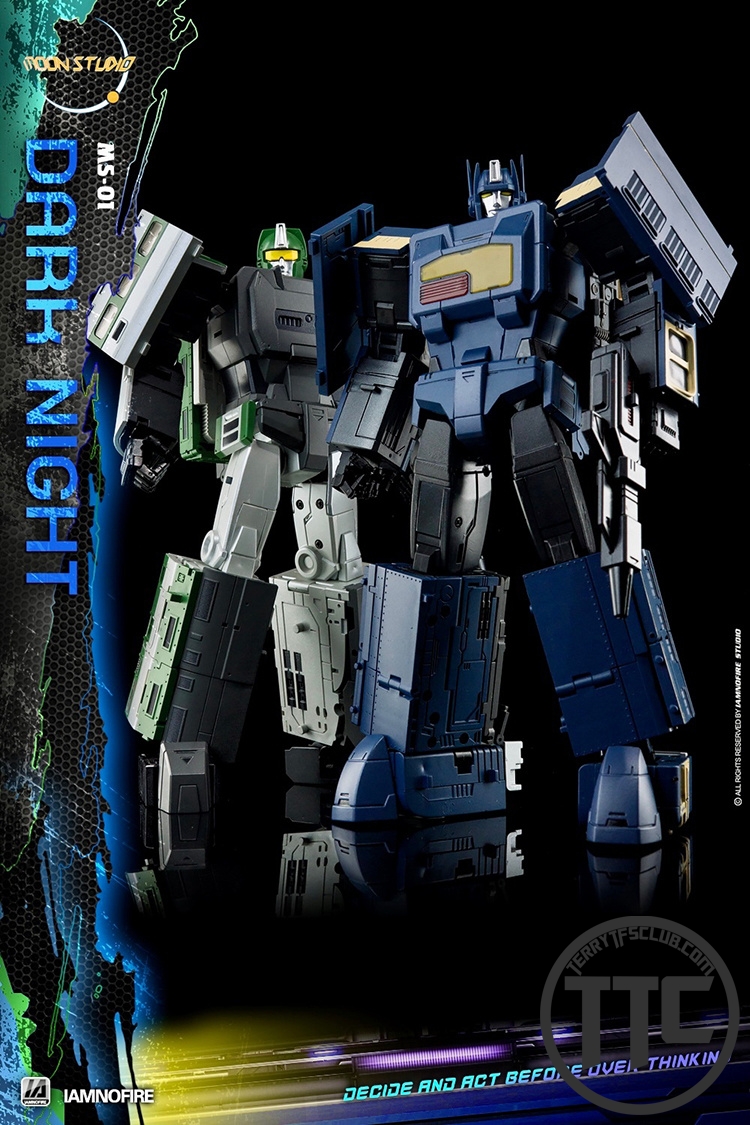Moon Studio MS-01 DARK NIGHT Getsuei Radiatron Raiden Trainbots