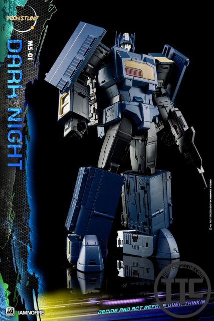 【IN STOCK】Moon Studio MS-01 DARK NIGHT Getsuei Radiatron Raiden Trainbots