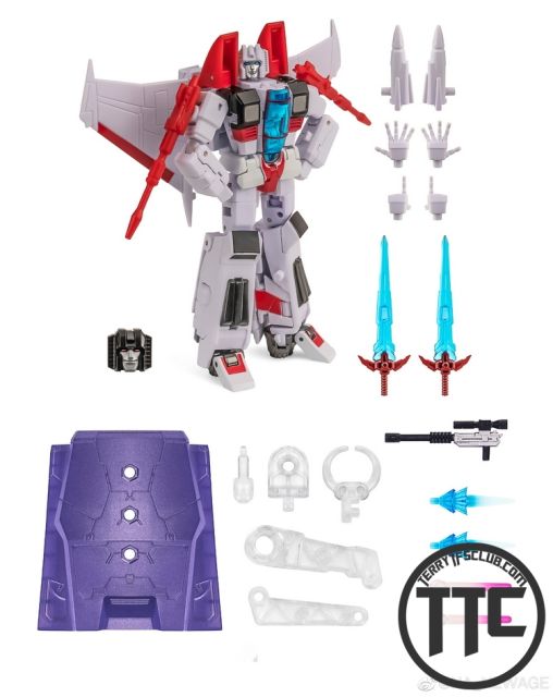 【IN STOCK】NewAge Toys H13B Lucifer Starscream Shattered Glass version