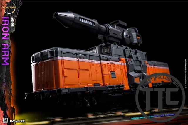 【IN STOCK】Moon Studio MS-03 Iron Arm Kaen Radiatron Raiden Trainbots
