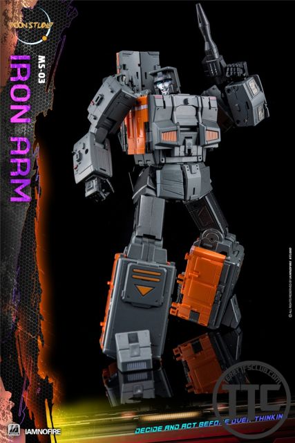 【IN STOCK】Moon Studio MS-03 Iron Arm Kaen Radiatron Raiden Trainbots