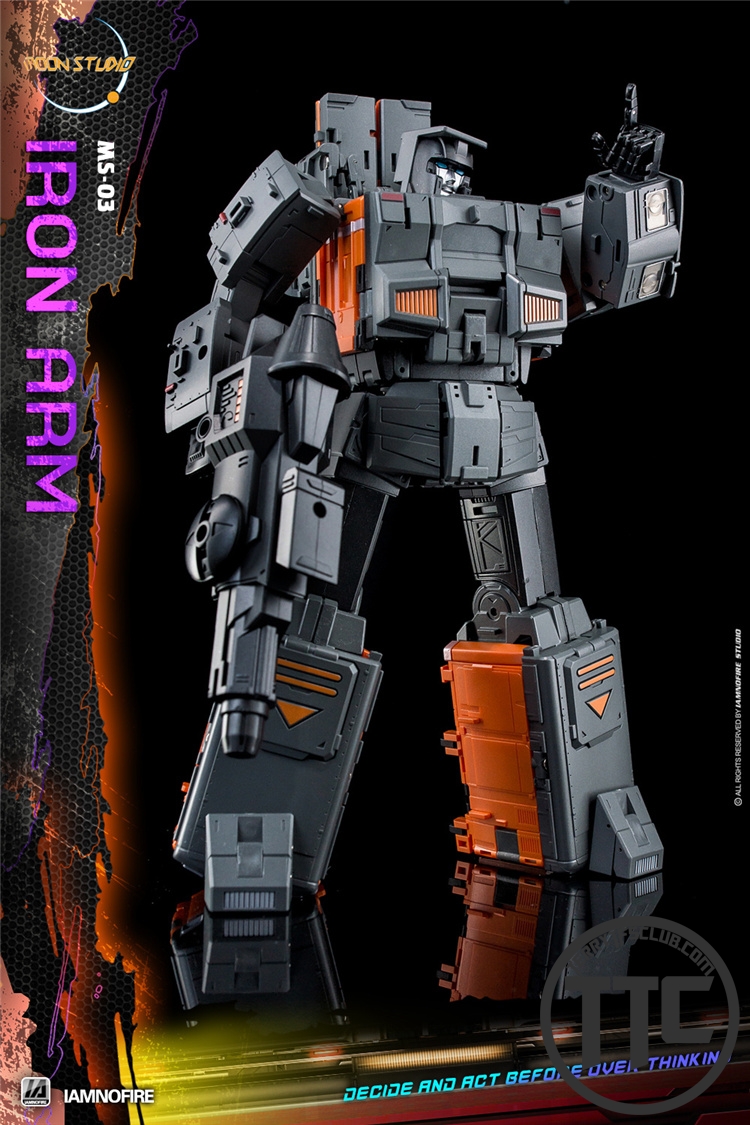 Moon Studio MS-03 Iron Arm Kaen Radiatron Raiden Trainbots