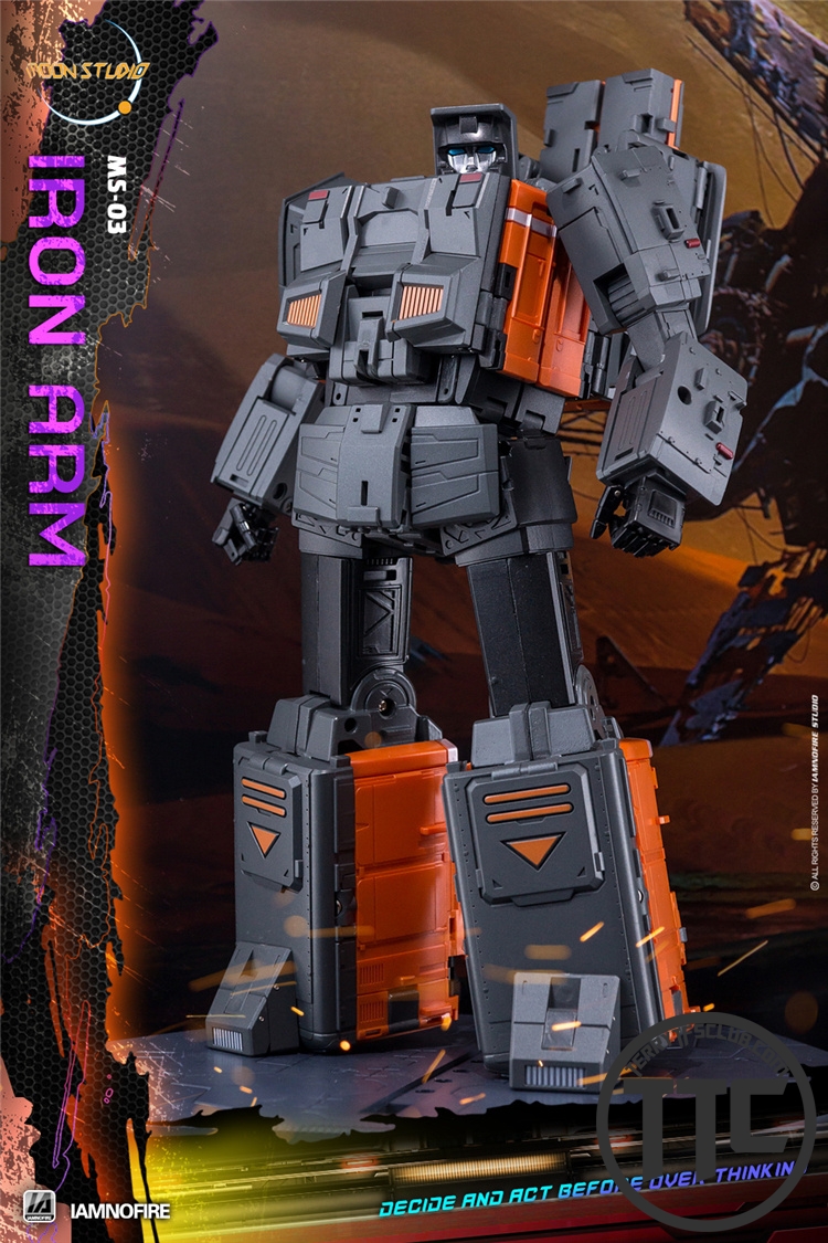 Moon Studio MS-03 Iron Arm Kaen Radiatron Raiden Trainbots