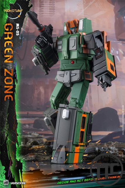 【IN STOCK】Moon Studio MS-05 GREEN ZONE Suiken Radiatron Raiden Trainbots