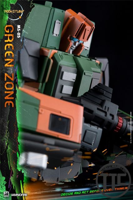 【IN STOCK】Moon Studio MS-05 GREEN ZONE Suiken Radiatron Raiden Trainbots