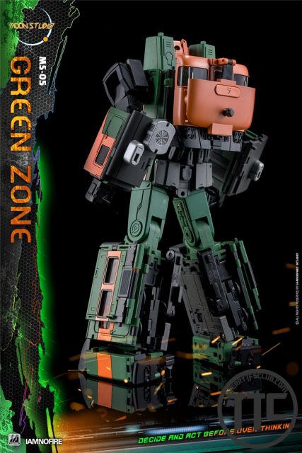 【IN STOCK】Moon Studio MS-05 GREEN ZONE Suiken Radiatron Raiden Trainbots