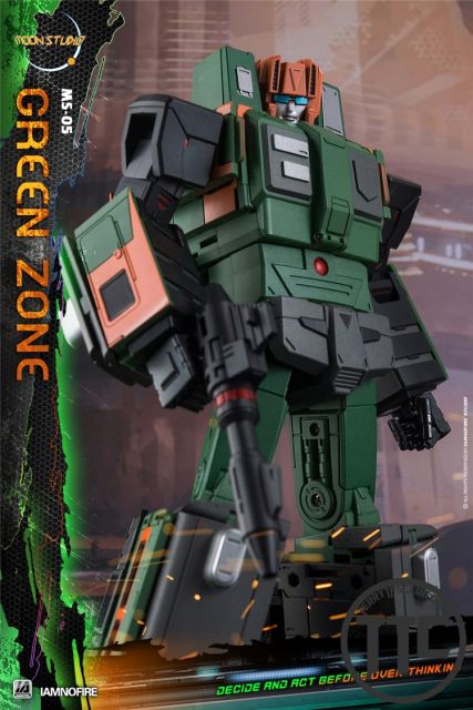 【IN STOCK】Moon Studio MS-05 GREEN ZONE Suiken Radiatron Raiden Trainbots