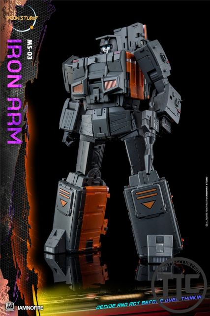 【IN STOCK】Moon Studio MS-03 Iron Arm Kaen Radiatron Raiden Trainbots