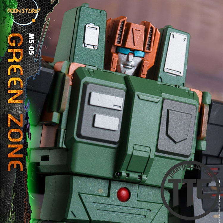 Moon Studio MS-05 GREEN ZONE Suiken Radiatron Raiden Trainbots