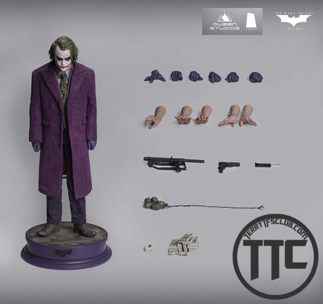 【PRE-ORDER】Queen Studios The Dark Knight Joker 1/6 Collectible Figure Standard Edition
