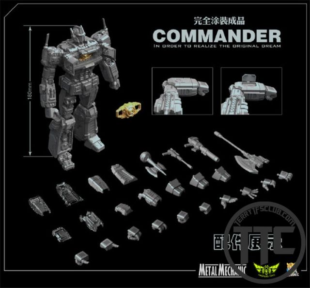 【PRE-ORDER】Mechanic Toys &amp; Fireflies Toys MMT-01 Commander Optimus Prime