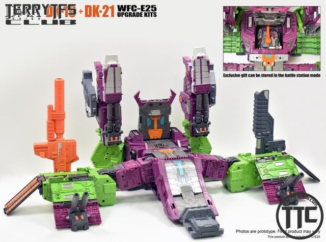 【IN STOCK】DNA Design DK19 + DK21 add on kit for WFC-E25 Earthrise Scorponok