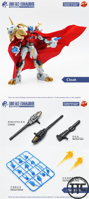Pangu Toys PT-03 Lion Face Commander | Lio Convoy