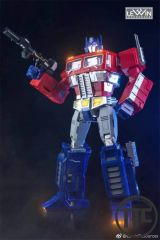 Lewin Resources LW-01 MP-10 Optimus Prime MATTE CHROME Oversized 71cm w/ LED