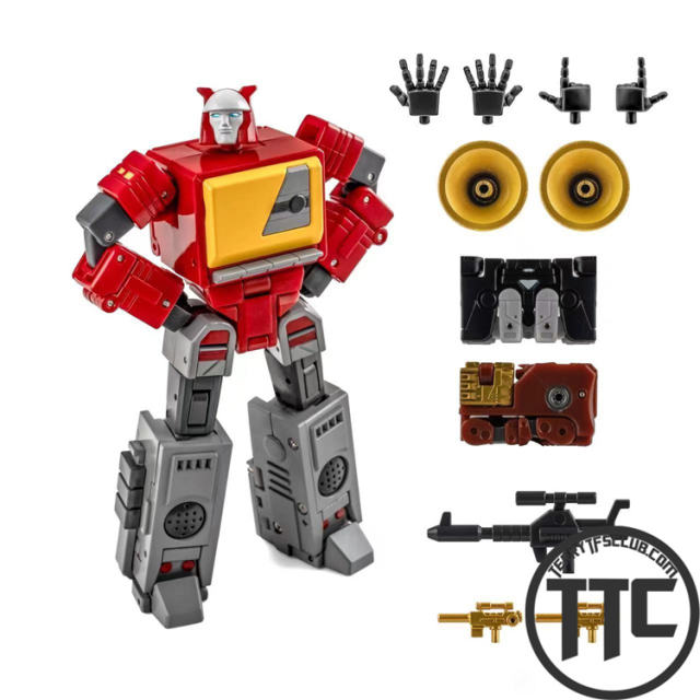 【PRE-ORDER】NewAge Toys H62 Louie | Blaster w/ Ramhorn & Rewind | Legend Scale