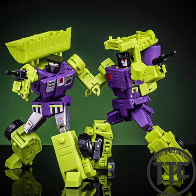 【PRE-ORDER】Magic Square Toys MS B37A Shovel Master & B38A Roller Master | Scrapper & Mixmaster set of 2