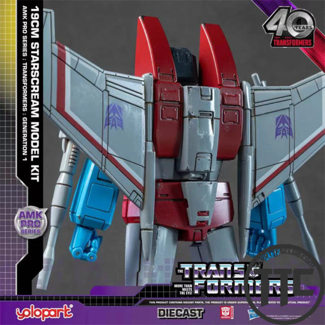 Yolopark TRANSFORMERS Generation One AMK PRO Series 19cm Starscream Model Kit