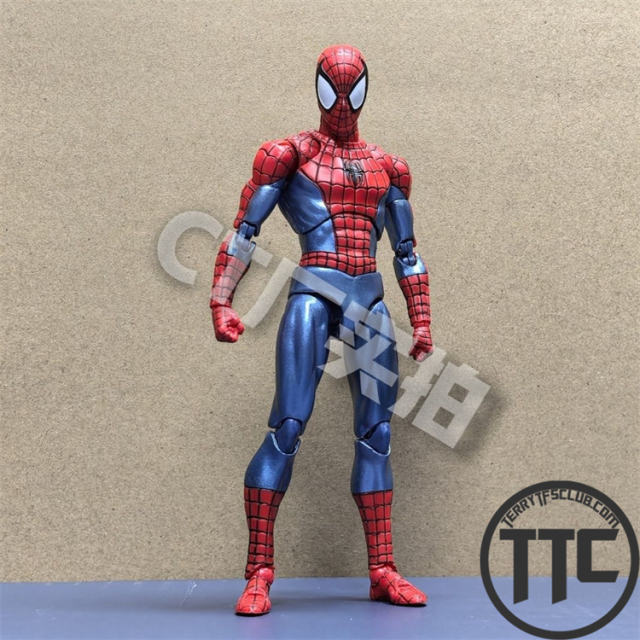 CT Toys Mafex No.075 The Amazing Spider-Man Metallic Color