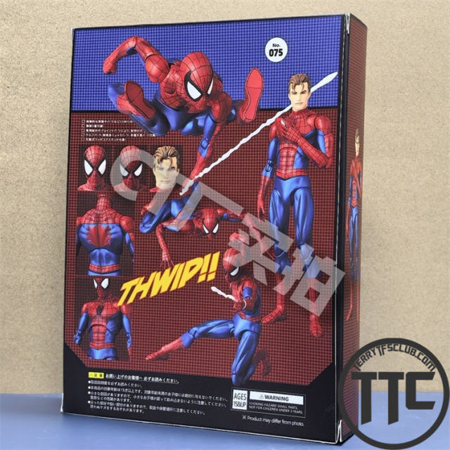 CT Toys Mafex No.075 The Amazing Spider-Man Metallic Color