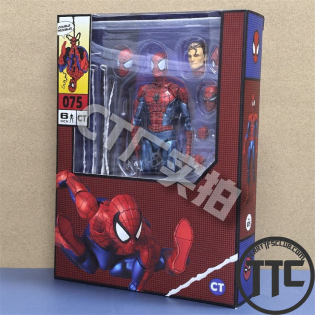 CT Toys Mafex No.075 The Amazing Spider-Man Metallic Color