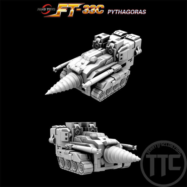 【PRE-ORDER】Fanstoys FT-33C Pythagoras | Nosecone | Computron | Technobots